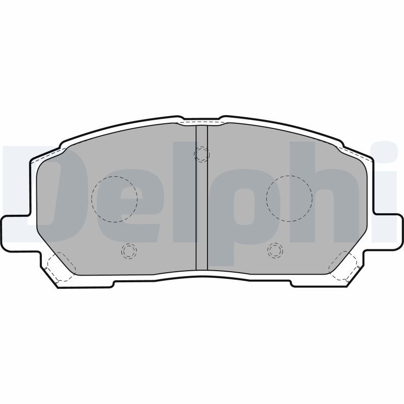 Brake Pad Set, disc brake DELPHI LP1908