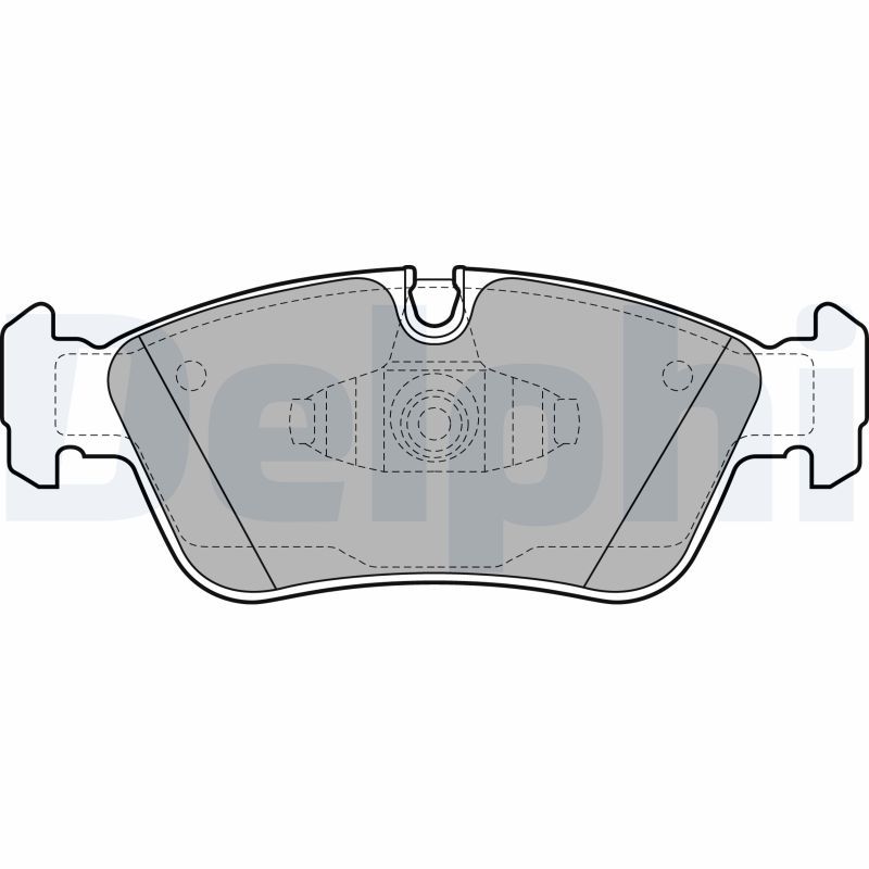 Brake Pad Set, disc brake DELPHI LP1925