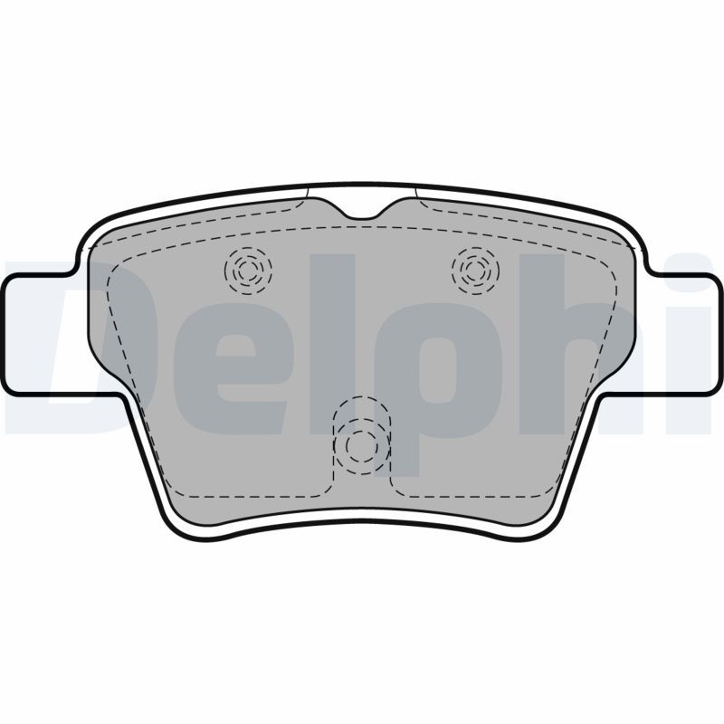 Brake Pad Set, disc brake DELPHI LP1926