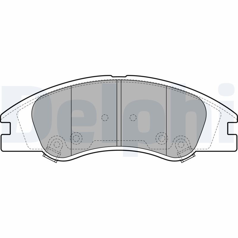 Brake Pad Set, disc brake DELPHI LP1932