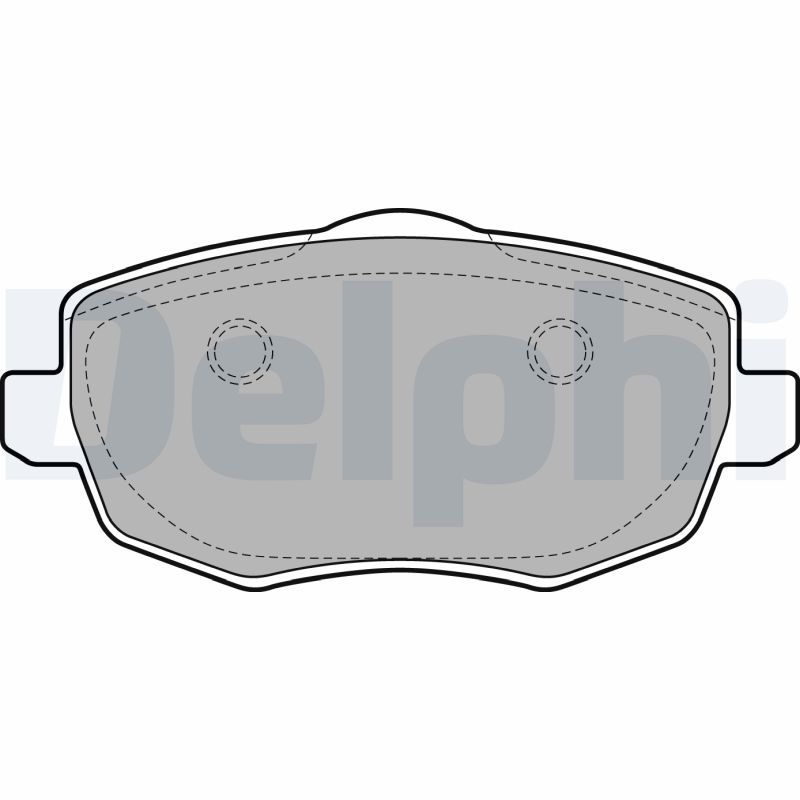 Brake Pad Set, disc brake DELPHI LP1934