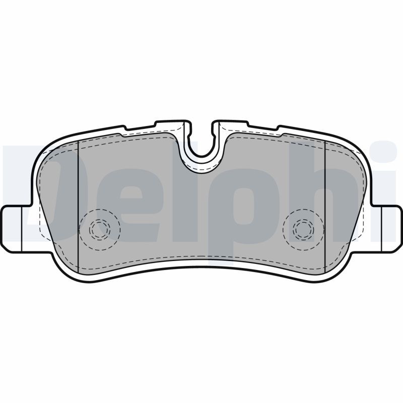 Brake Pad Set, disc brake DELPHI LP1936