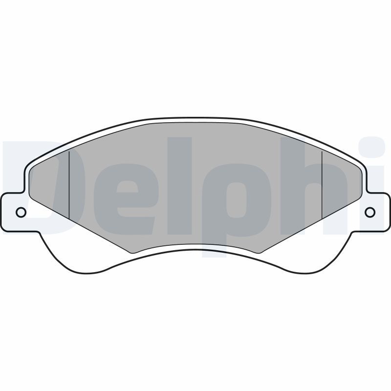 Brake Pad Set, disc brake DELPHI LP1953