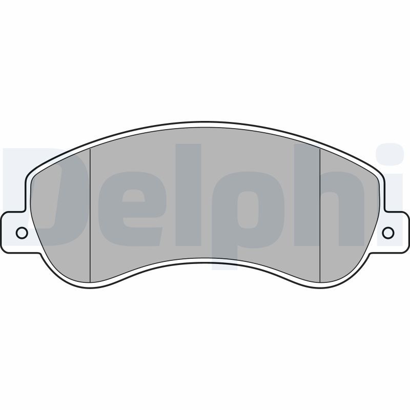 Brake Pad Set, disc brake DELPHI LP1954