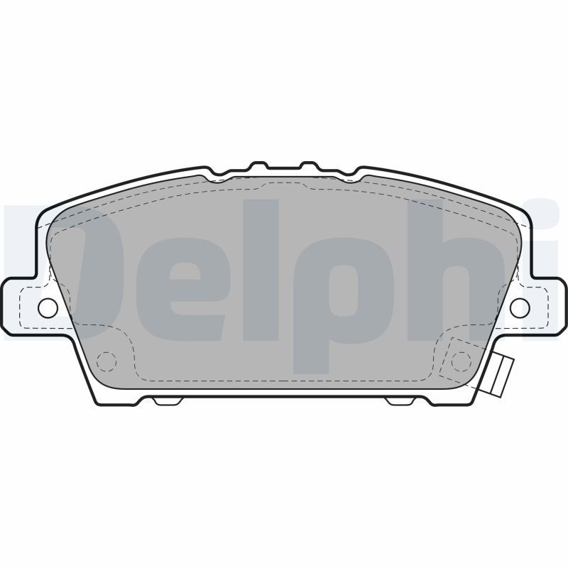 Brake Pad Set, disc brake DELPHI LP1970