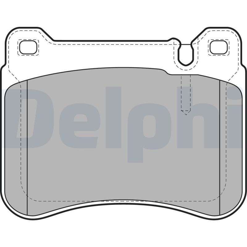 Brake Pad Set, disc brake DELPHI LP1979