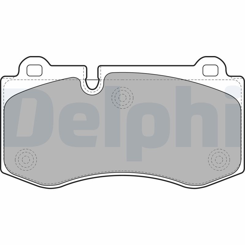 Brake Pad Set, disc brake DELPHI LP1980