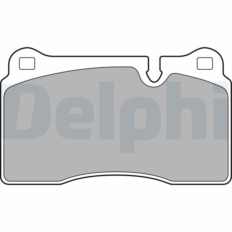 Brake Pad Set, disc brake DELPHI LP2009