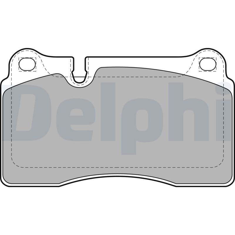 Brake Pad Set, disc brake DELPHI LP2012