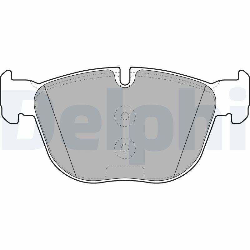 Brake Pad Set, disc brake DELPHI LP2090