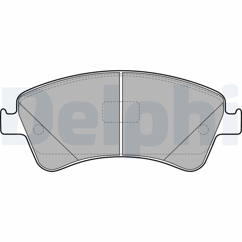 Brake Pad Set, disc brake DELPHI LP2104