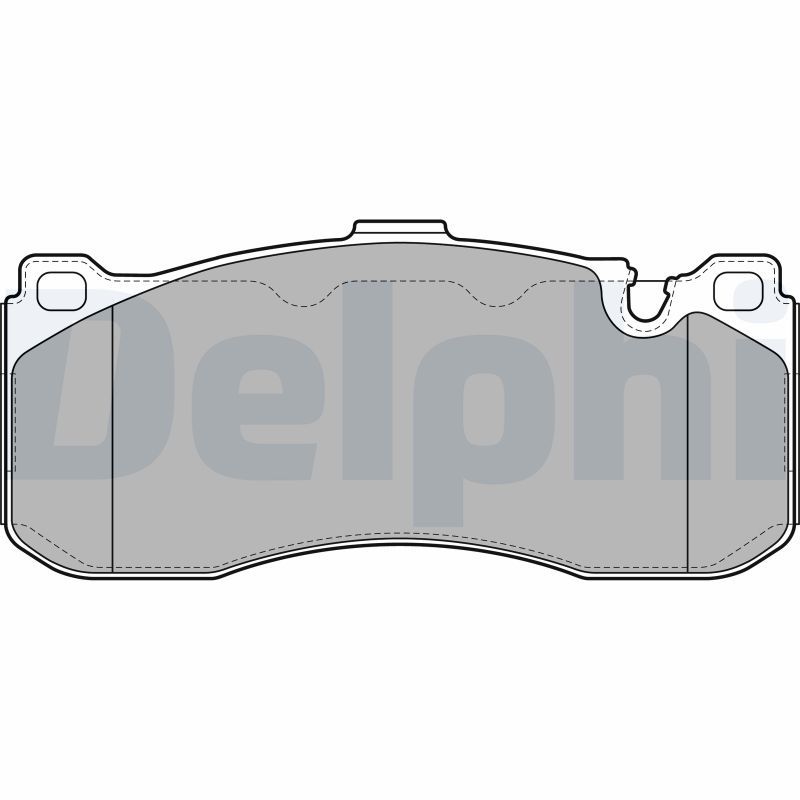 Brake Pad Set, disc brake DELPHI LP2131