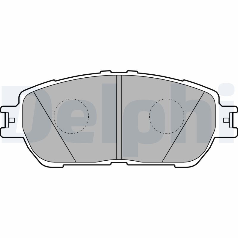 Brake Pad Set, disc brake DELPHI LP2132