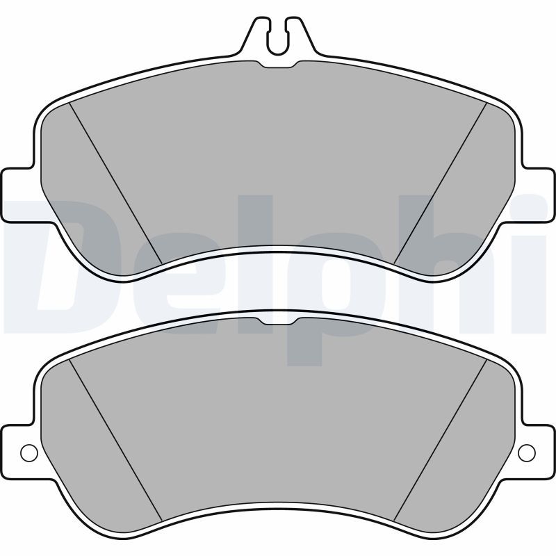 Stabdžių trinkelių rinkinys, diskinis stabdys DELPHI LP2146