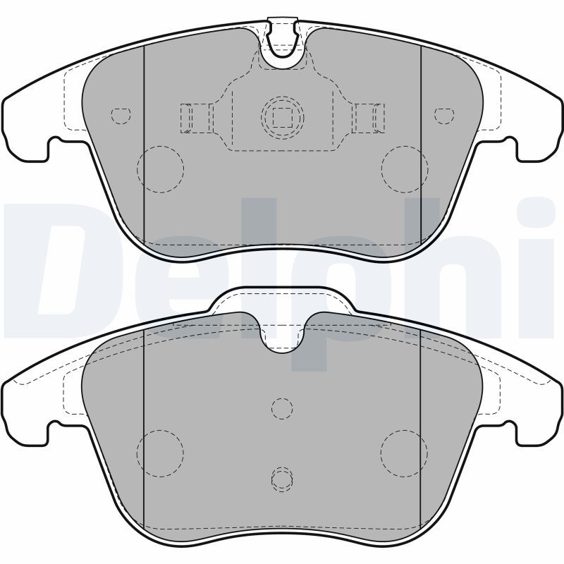 Brake Pad Set, disc brake DELPHI LP2165