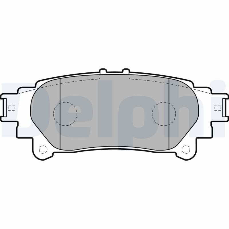 Brake Pad Set, disc brake DELPHI LP2196