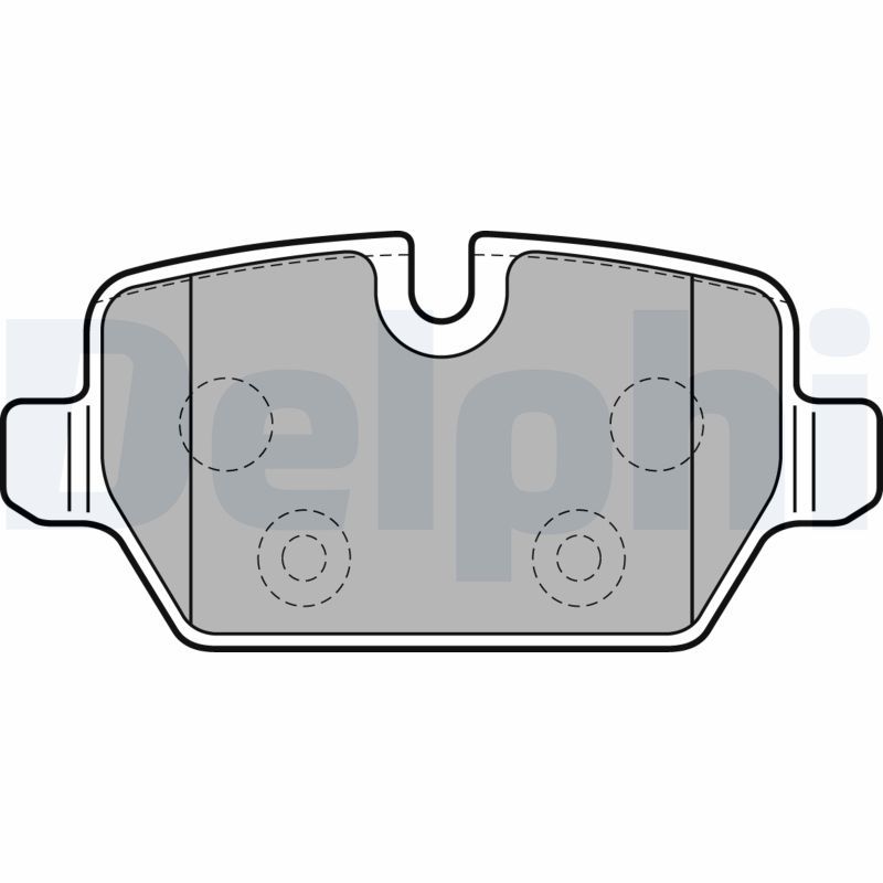 Brake Pad Set, disc brake DELPHI LP2247