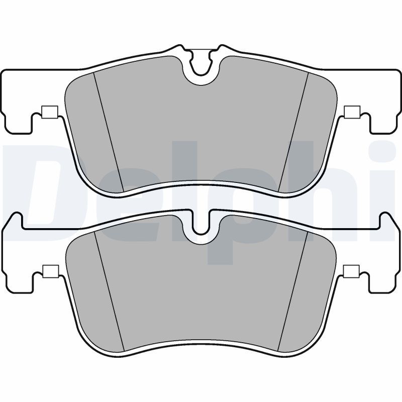 Brake Pad Set, disc brake DELPHI LP2284