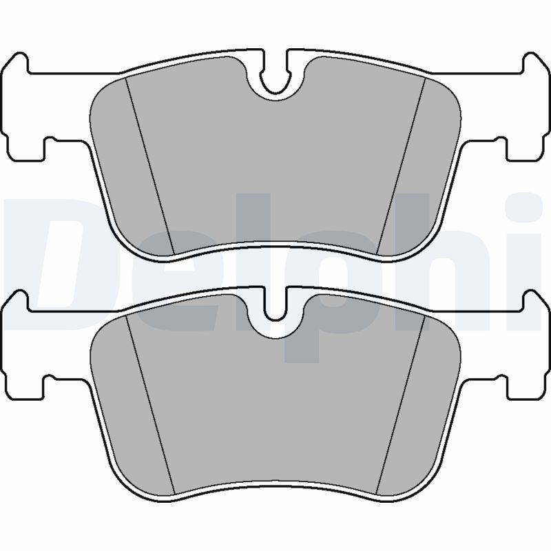 Brake Pad Set, disc brake DELPHI LP2285