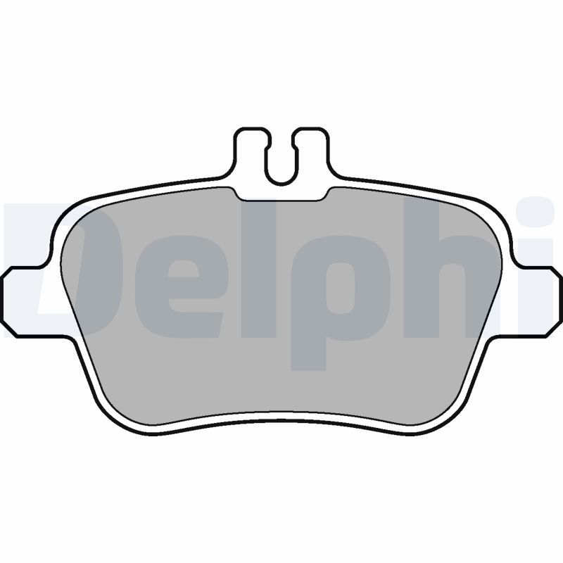 Brake Pad Set, disc brake DELPHI LP2289