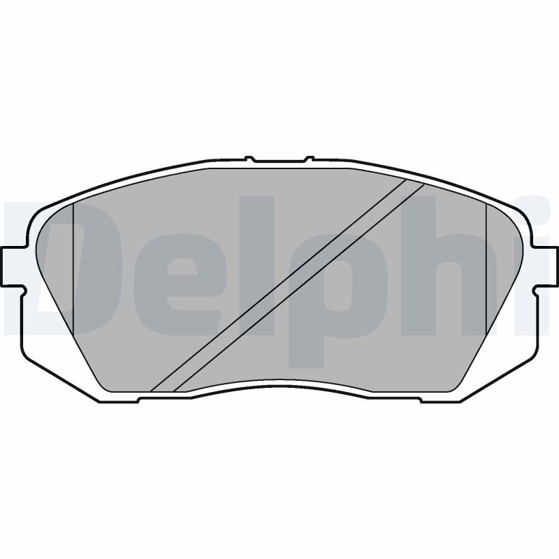 Brake Pad Set, disc brake DELPHI LP2294