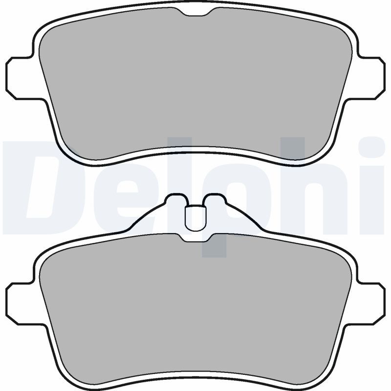 Brake Pad Set, disc brake DELPHI LP2443