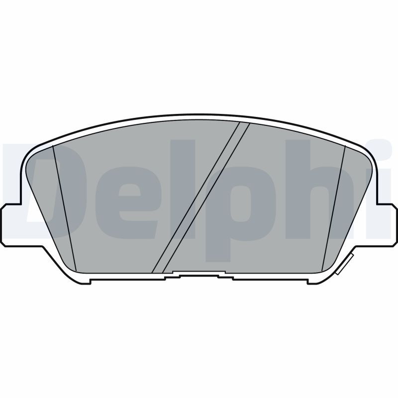 Brake Pad Set, disc brake DELPHI LP2477