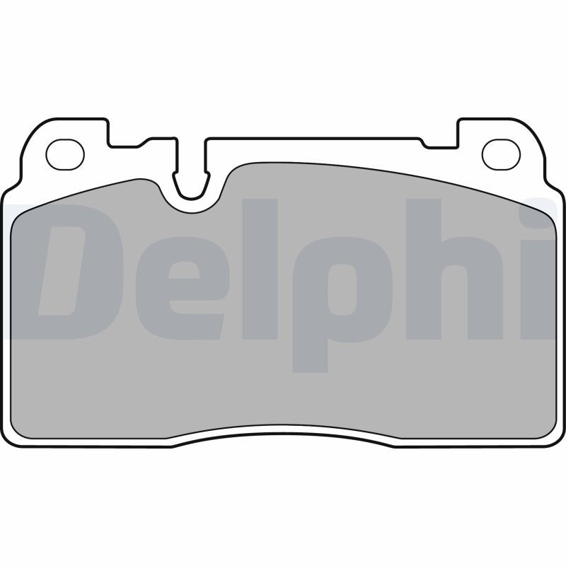 Stabdžių trinkelių rinkinys, diskinis stabdys DELPHI LP2491