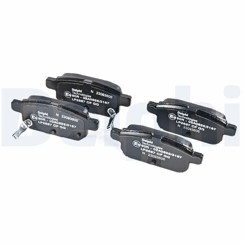 Brake Pad Set, disc brake DELPHI LP2687