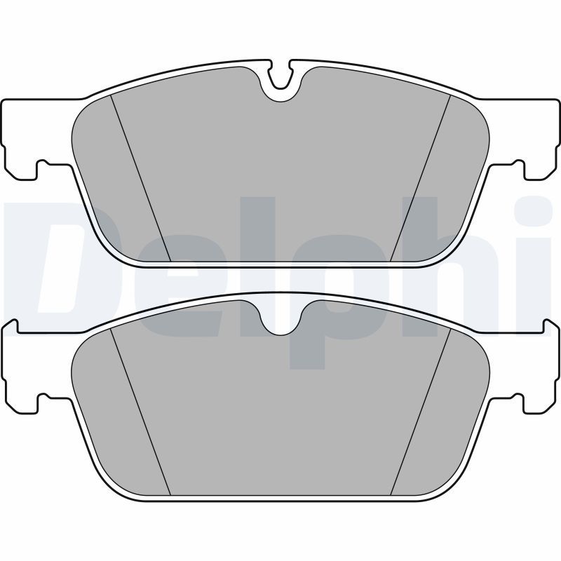 Brake Pad Set, disc brake DELPHI LP2705