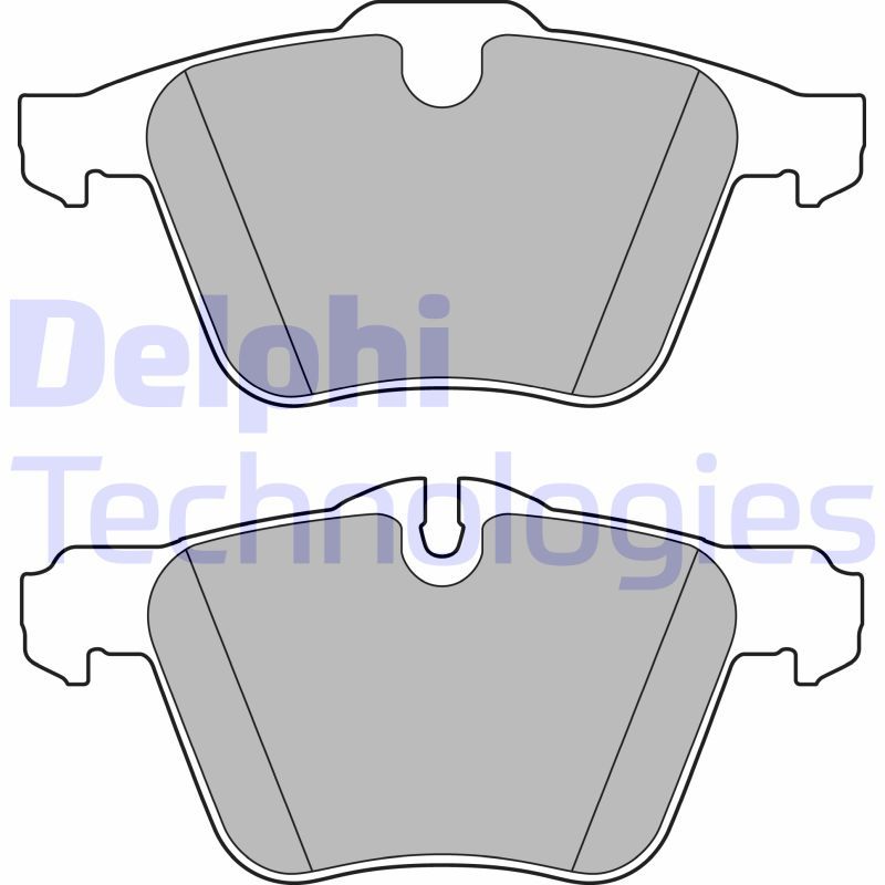 Brake Pad Set, disc brake DELPHI LP2766