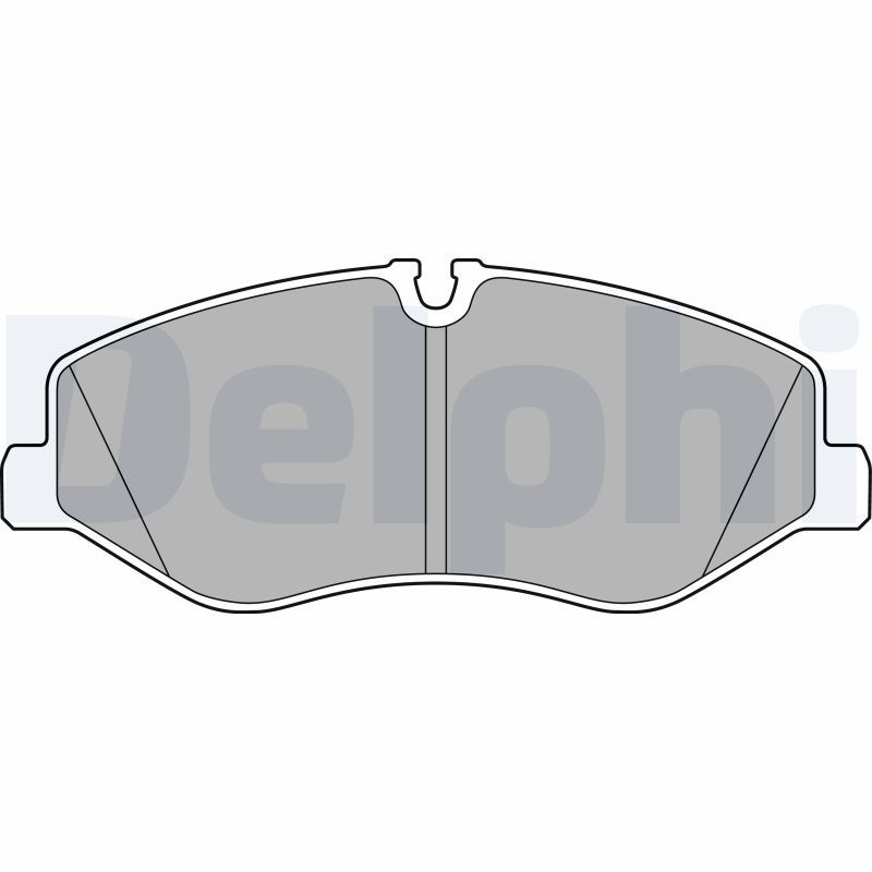 Brake Pad Set, disc brake DELPHI LP3138