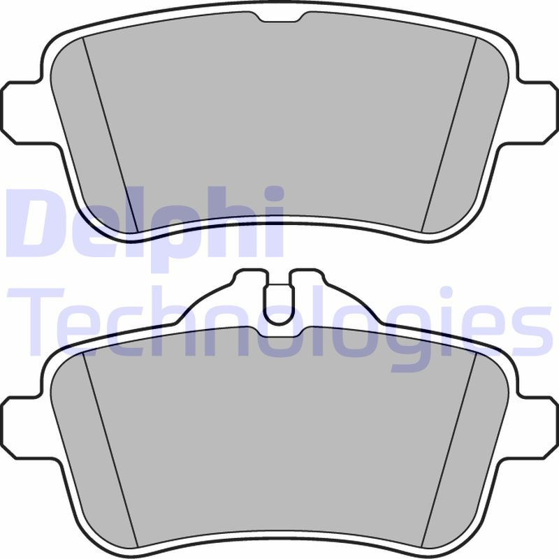 Brake Pad Set, disc brake DELPHI LP3159