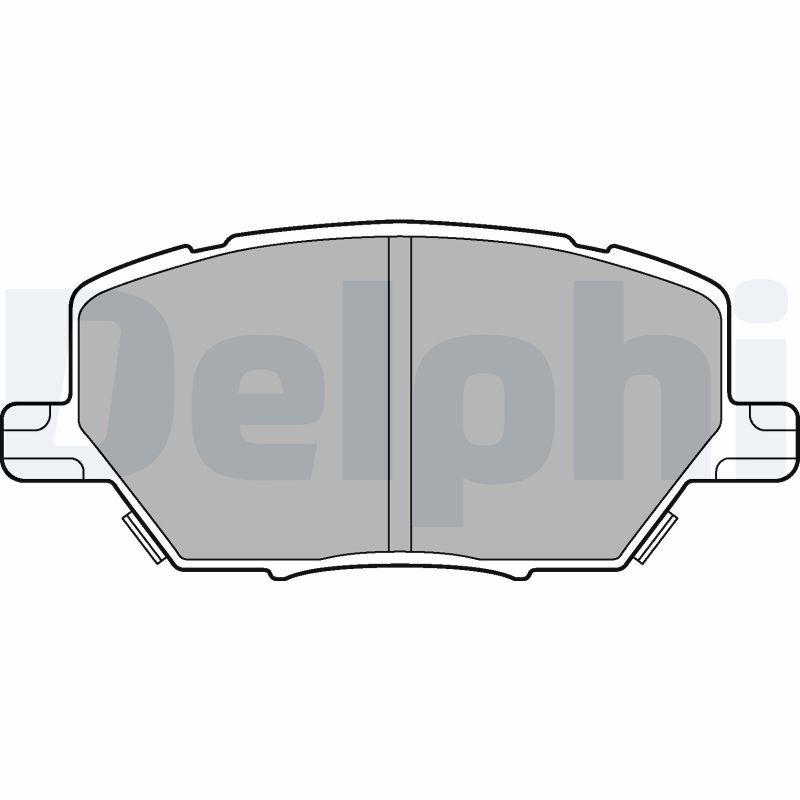 Brake Pad Set, disc brake DELPHI LP3184