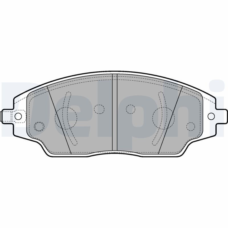 Brake Pad Set, disc brake DELPHI LP3192