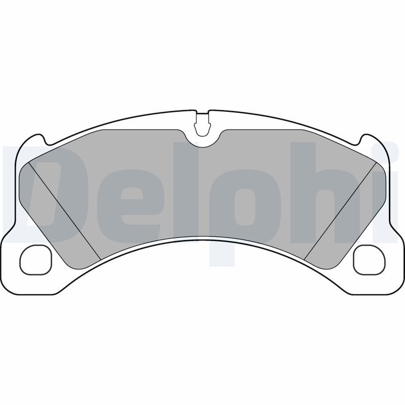 Brake Pad Set, disc brake DELPHI LP3217
