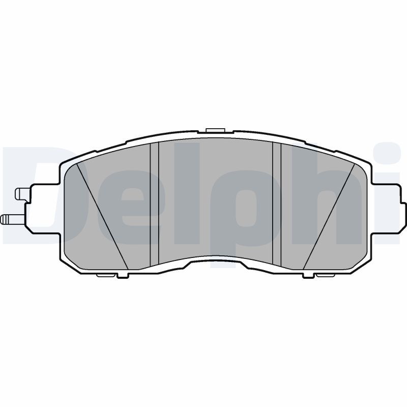 Brake Pad Set, disc brake DELPHI LP3251