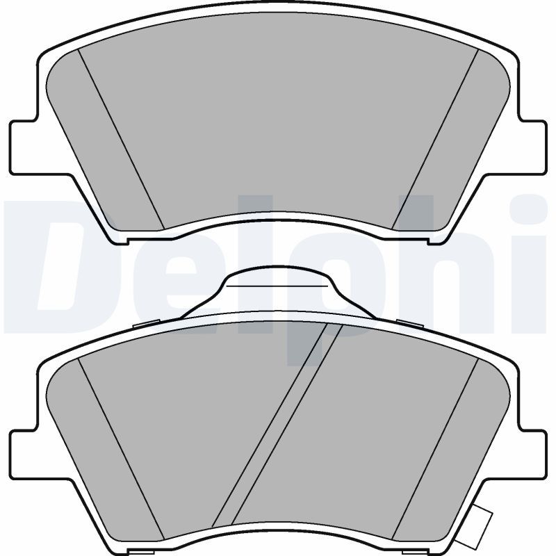 Brake Pad Set, disc brake DELPHI LP3264