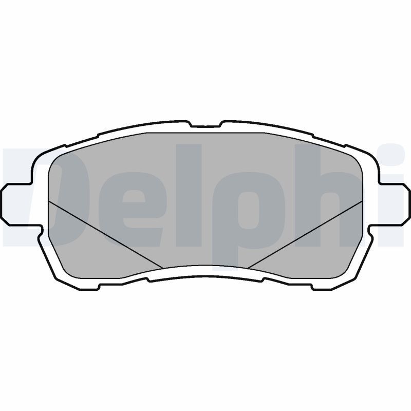 Brake Pad Set, disc brake DELPHI LP3279