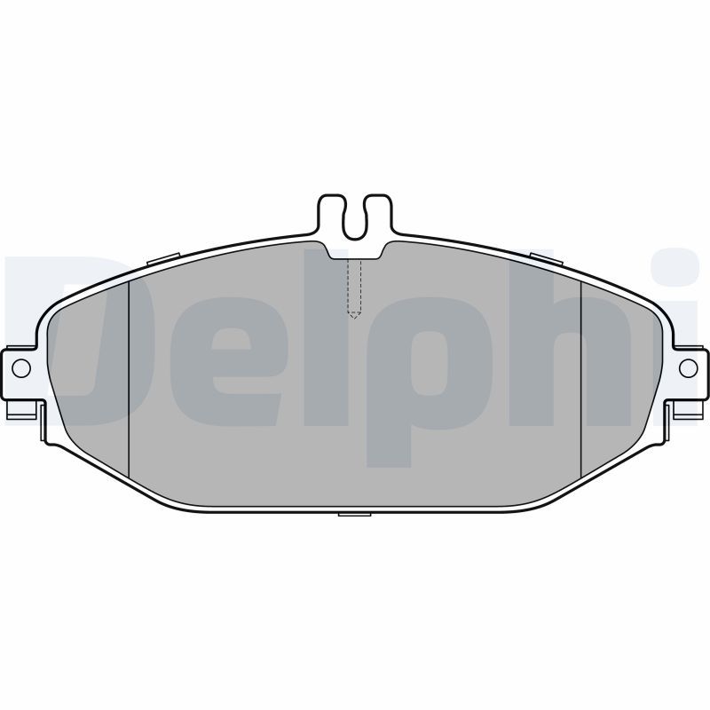 Brake Pad Set, disc brake DELPHI LP3282