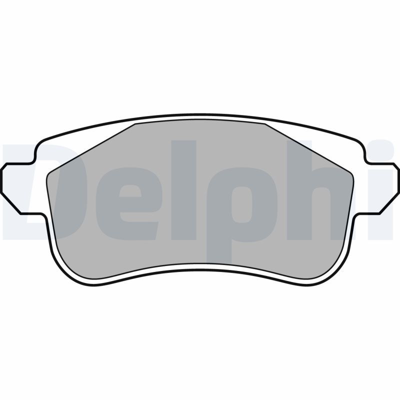 Brake Pad Set, disc brake DELPHI LP3283