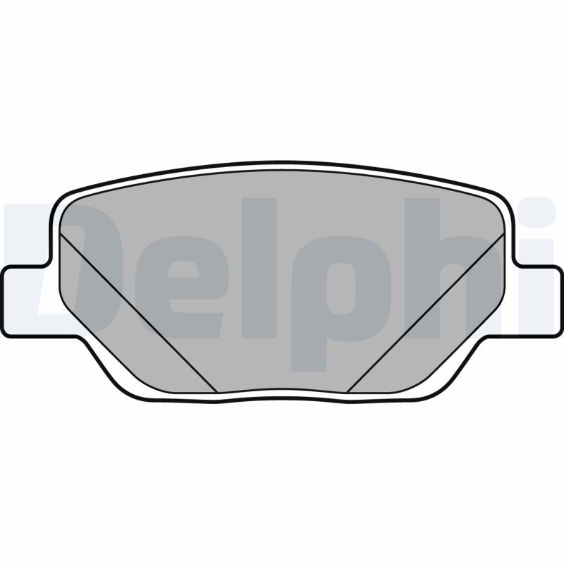 Brake Pad Set, disc brake DELPHI LP3290