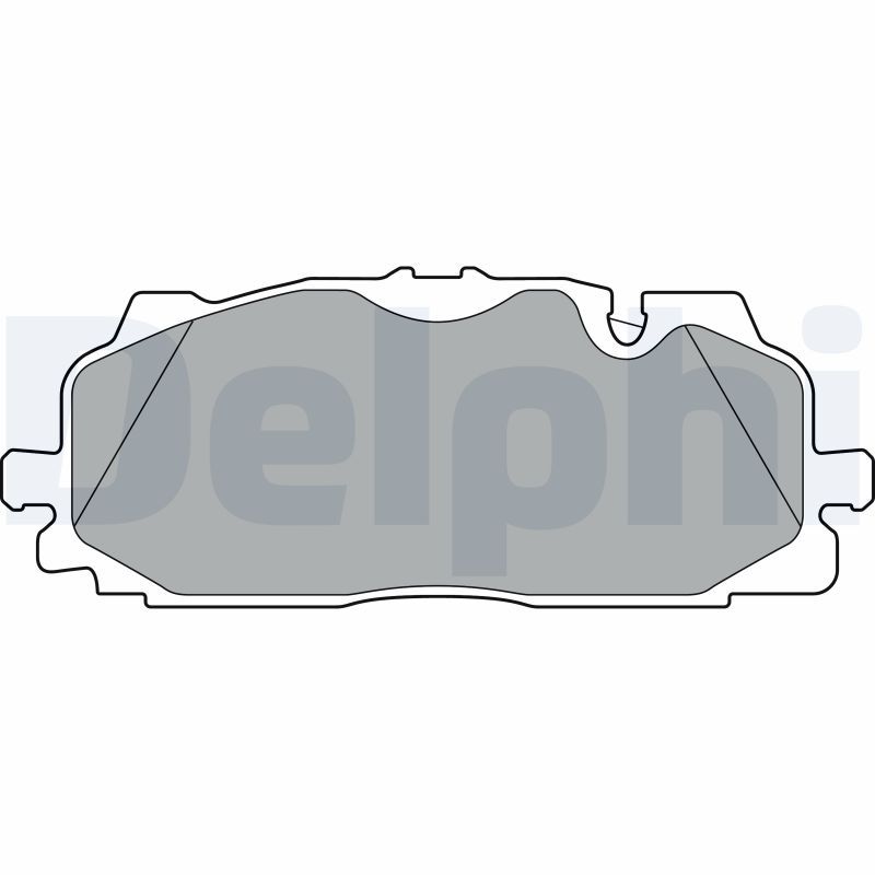 Brake Pad Set, disc brake DELPHI LP3302