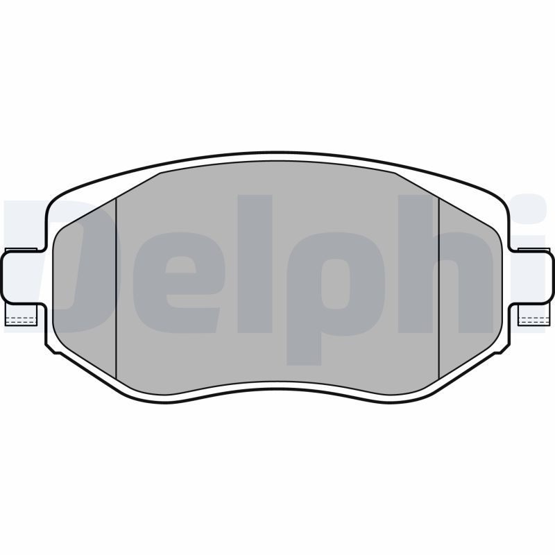 Brake Pad Set, disc brake DELPHI LP3306