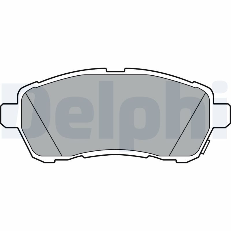 Brake Pad Set, disc brake DELPHI LP3364