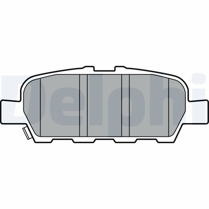 Brake Pad Set, disc brake DELPHI LP3375