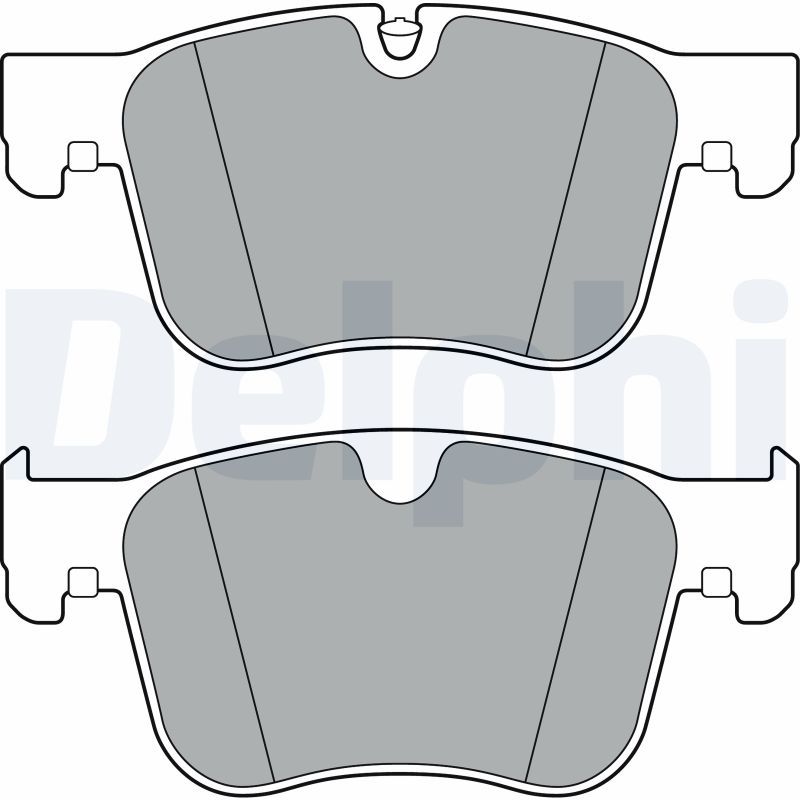 Brake Pad Set, disc brake DELPHI LP3384