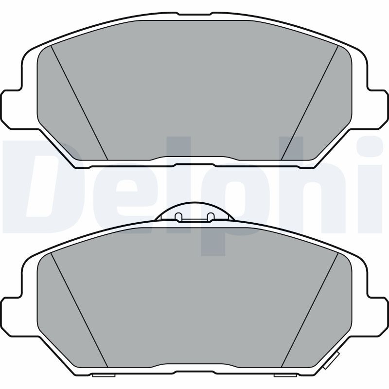 Brake Pad Set, disc brake DELPHI LP3385