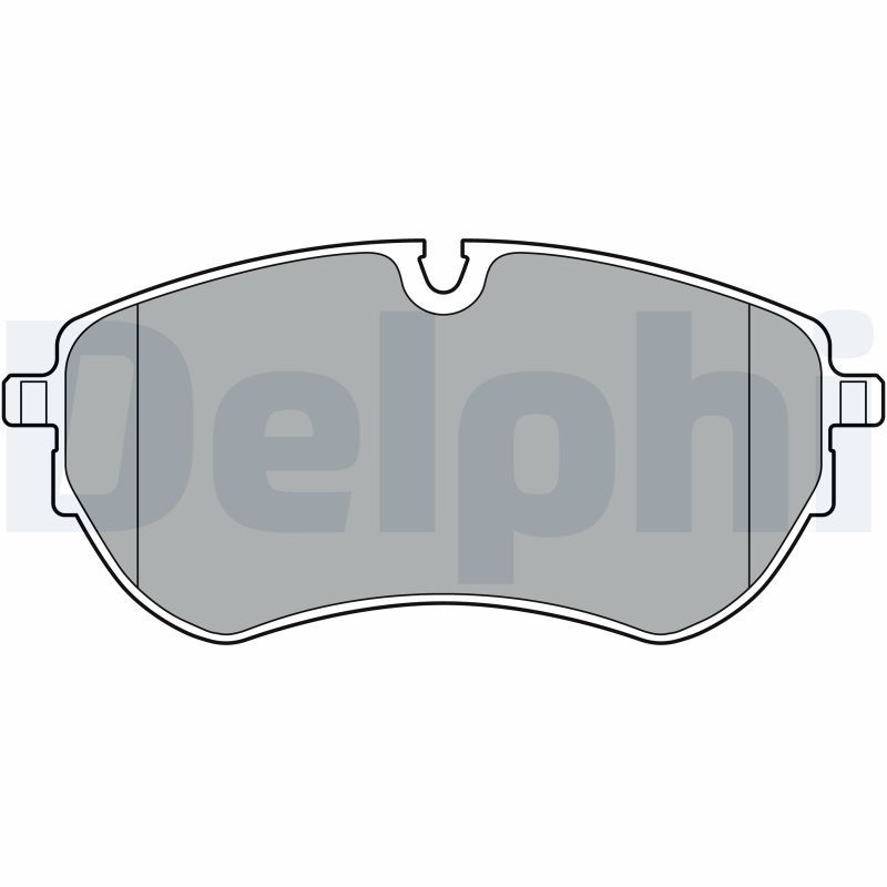 Brake Pad Set, disc brake DELPHI LP3406