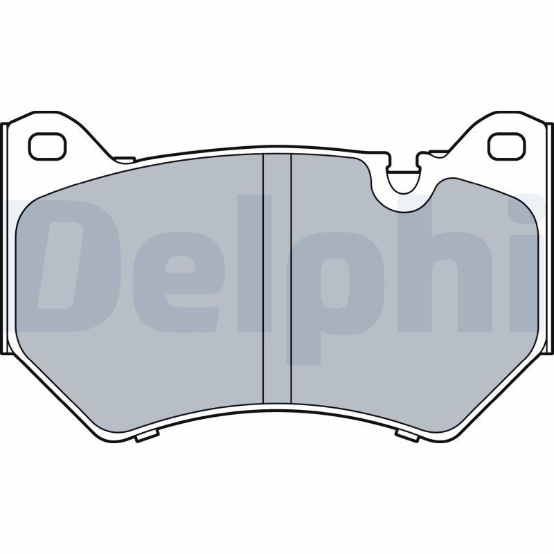 Brake Pad Set, disc brake DELPHI LP3511